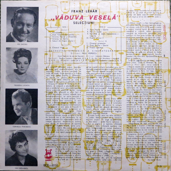 Franz Lehár – Văduva Veselă (Selecțiuni) [2]