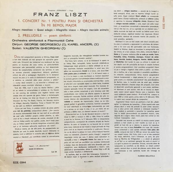 Franz Liszt - Concert Nr. 1 Pentru Pian Şi Orchestră / Preludiile - Poem Simfonic [2]