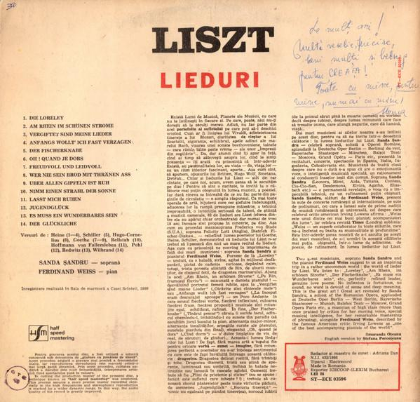Franz Liszt - Lieder = Lieduri [2]