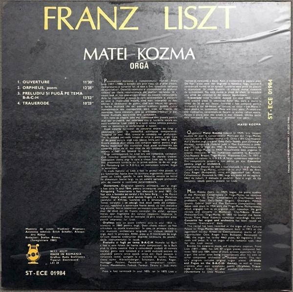 Franz Liszt - Trauerode . Ouverture . Orpheus . Preludiu Și Fuga Pe Tema B-A-C-H [2]