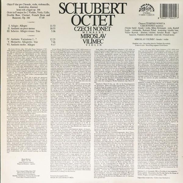 Franz Schubert - Octet (Disc Vinil) [2]