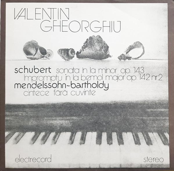 Franz Schubert - Recital De Pian ( Sonata În La Minor Op.143 / Impromptu În La Bermol Major Op.142 Nr.2 / Cîntece Fără Cuvinte) [1]