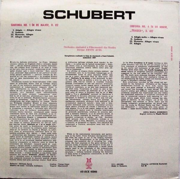 Franz Schubert - Symphonies No. 1 În D Major D. 82, No. 4 În C Minor D.417 »Tragic« [2]
