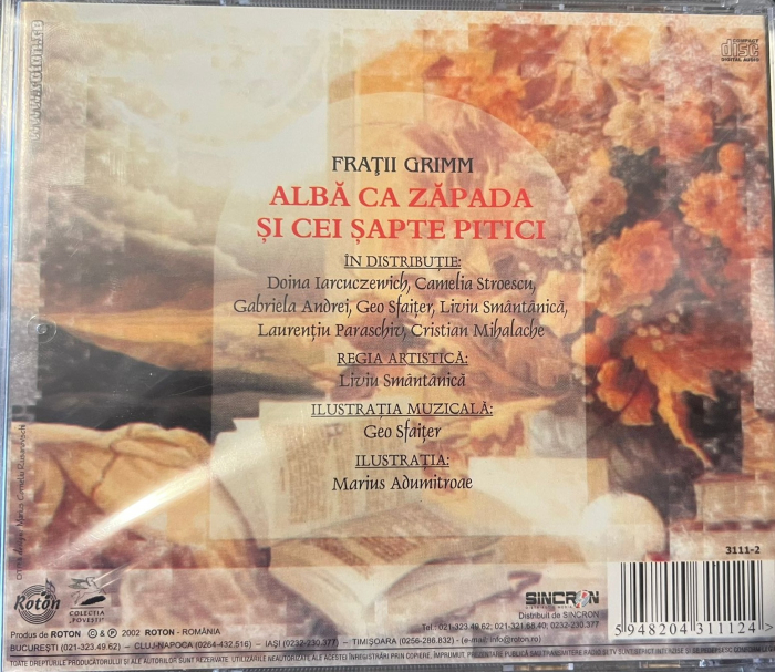 Fratii Grimm – Alba Ca Zapada Si Cei Sapte Pitici (CD) [2]
