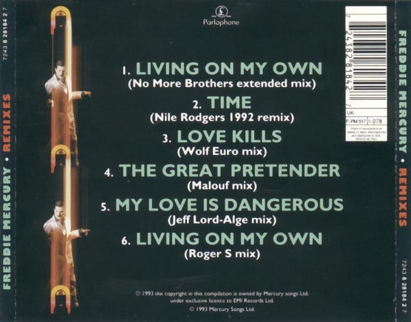 Freddie Mercury – Remixes (CD) [2]
