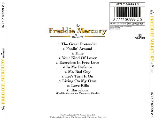 Freddie Mercury - The Freddie Mercury Album (CD) [2]
