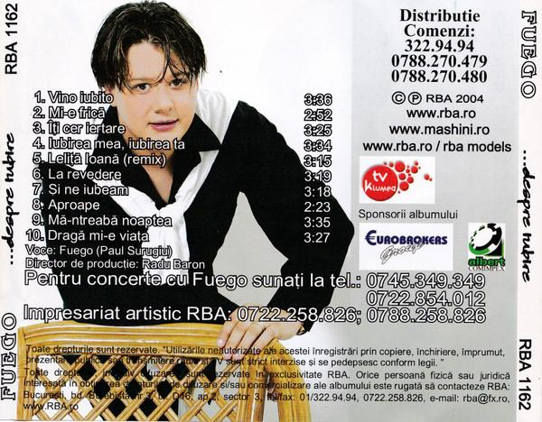 FUEGO  - ...Despre Iubire (CD) [2]