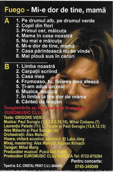 FUEGO  - Mi-e Dor De Tine, Mamă (Caseta Audio) [2]