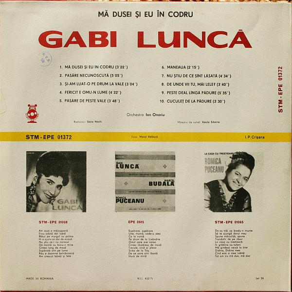 Gabi Luncă - Mă Dusei Și Eu În Codru [2]