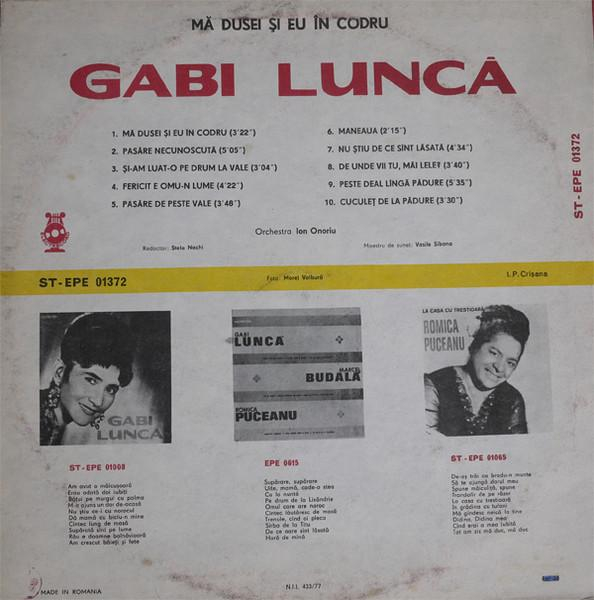 Gabi Luncă - Mă Dusei Și Eu În Codru [2]