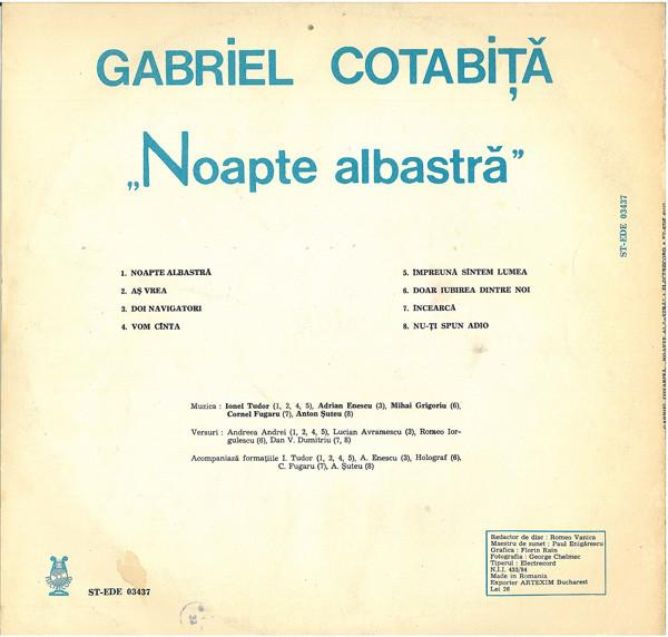 Gabriel Cotabiță - Noapte Albastră, (Disc Vinil) [2]