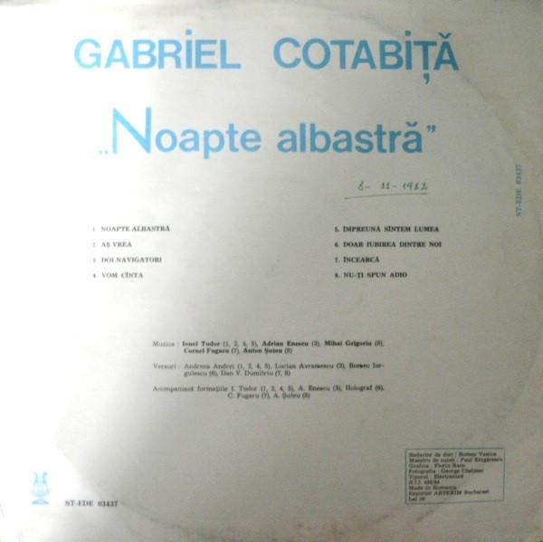 Gabriel Cotabiță - Noapte Albastră (Disc Vinil) [2]