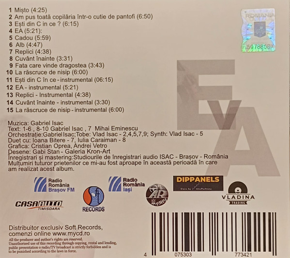 Gabriel Isac* – Eva (CD) [2]
