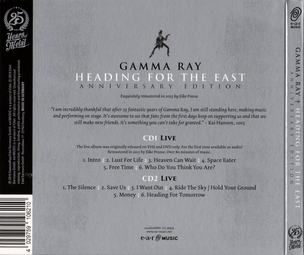 Gamma Ray – Heading For The East (CD) [2]