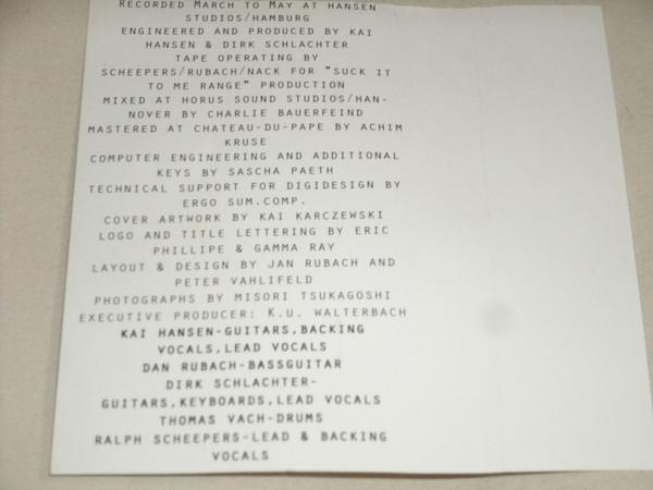 Gamma Ray - Insanity And Genius, (Casetă Audio) [2]