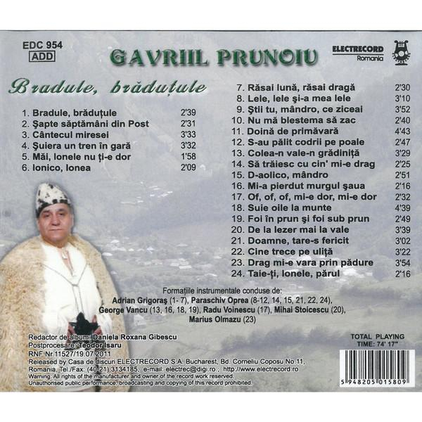 Gavril Prunoiu - Bradule Brăduțule [2]