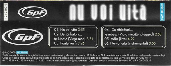 Gaz Pe Foc – Nu Voi Uita(CASETA) [2]