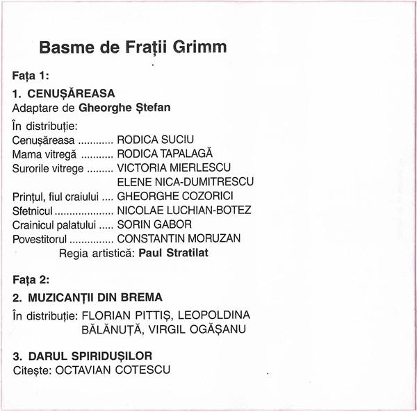 Gebrüder Grimm - Basme De Frații Grimm (Caseta Audio) [2]