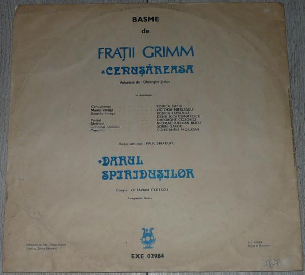 Gebrüder Grimm - Cenușăreasa / Darul Spiridușilor(Disc Vinil) [2]