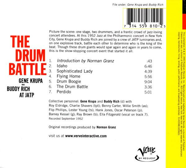 Gene Krupa - The Drum Battle (Gene Krupa And Buddy Rich At JATP), (CD) [2]