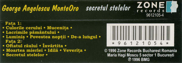 George Angelescu - Secretul Stelelor , (Casetă Audio) [2]