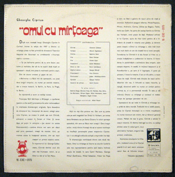 George Ciprian - Omul Cu Mîrțoaga [2]