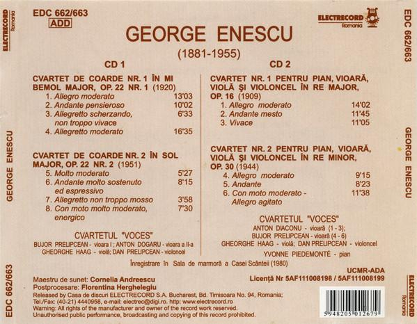 George Enescu - Cvartet De Coarde 1, 2 / Cvartet 1, 2 [2]