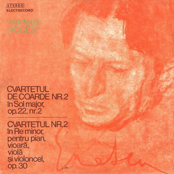 George Enescu - Cvartetul De Coarde Nr.2 În Sol Major, Op.22, Nr.2 / Cvartetul Nr.2 În Re Minor, Pentru Pian, Vioară, Violă Și Violoncel, Op.30, (Disc Vinil) [1]