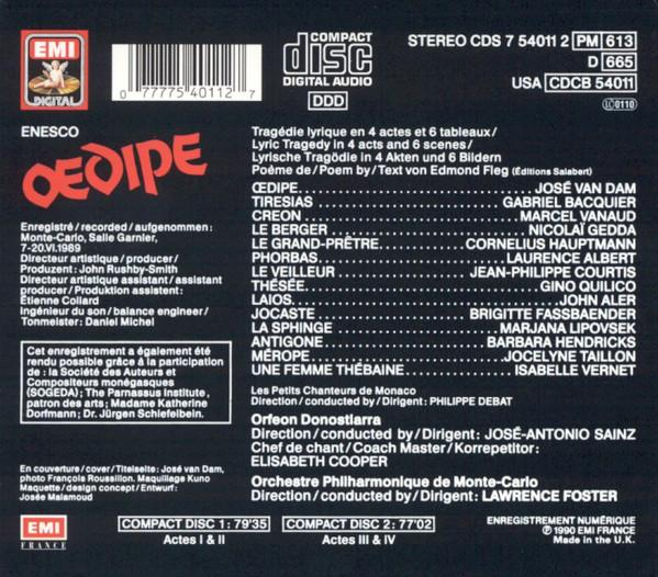 George Enescu - Œdipe (CD) [2]