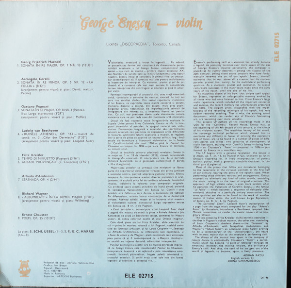 George Enescu - Historical Recordings [2]
