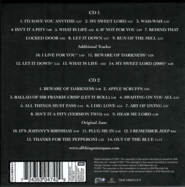 George Harrison - All Things Must Pass, (CD) [2]