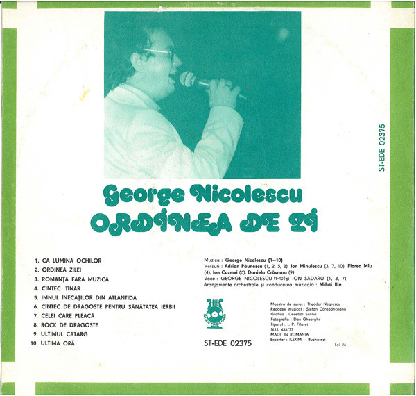 George Nicolescu - Ordinea De Zi [2]