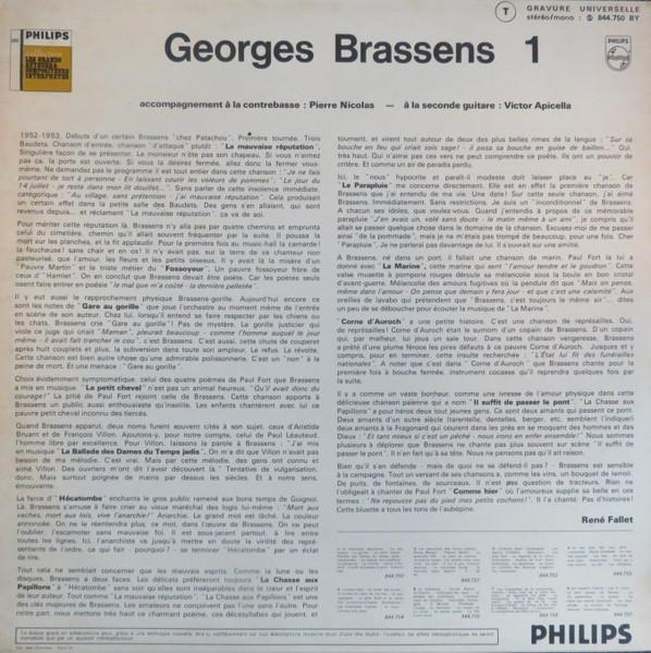 Georges Brassens - I, (Disc Vinil) [2]