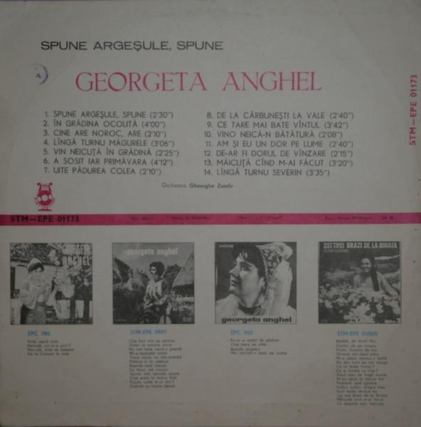Georgeta Anghel - Spune Argeșule, Spune, (Disc Vinil) [2]