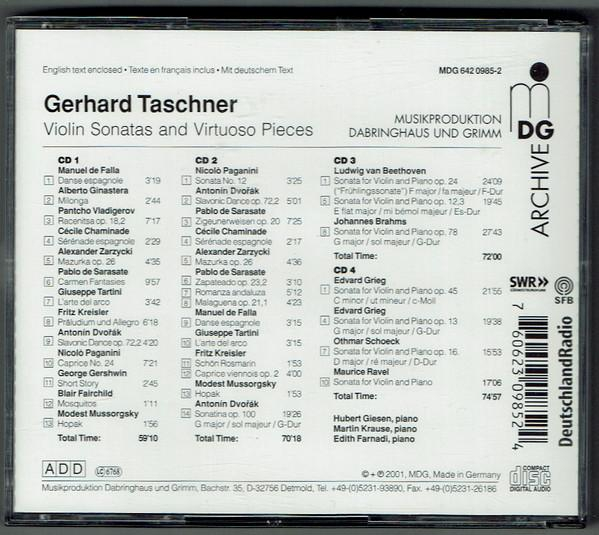 Gerhard Taschner - Encore!  Sonatas . Virtuoso Pieces (CD) [2]