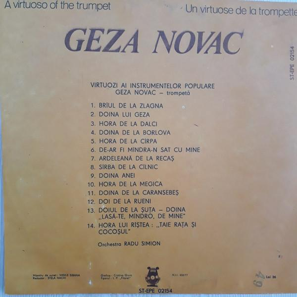 Geza Novac - A Virtuoso Of The Trumpet = Un Virtuose De La Trompette, (Disc Vinil) [2]