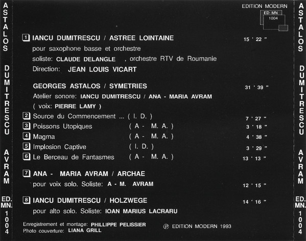 Gheorghe Astaloș - Musique De Paroles (CD) [2]