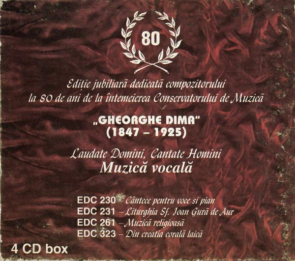 Gheorghe Dima - Laudate Domini, Cantate Homini (Muzică Vocală) (CD) [2]