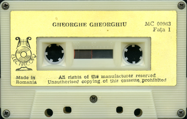 Gheorghe Gheorghiu – Unde Dragoste Nu E, Nimic Nu E (Casetă Audio) [2]