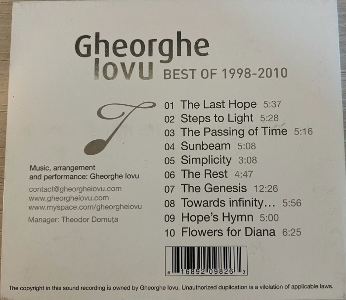 Gheorghe Iovu Beste Of 1998-2010 (CD) [2]