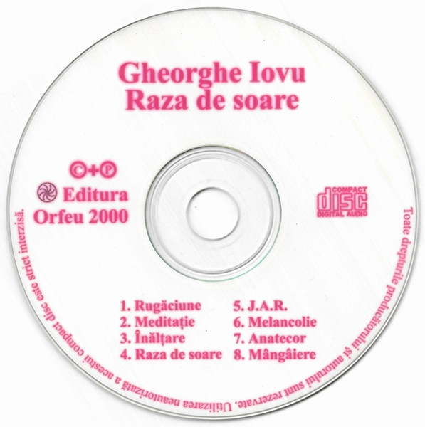 Gheorghe Iovu – Raza De Soare (CD) [2]