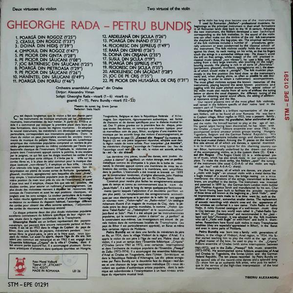 Gheorghe Rada - Deux Virtuoses Du Violon (Two Virtuosi Of The Violin) [2]
