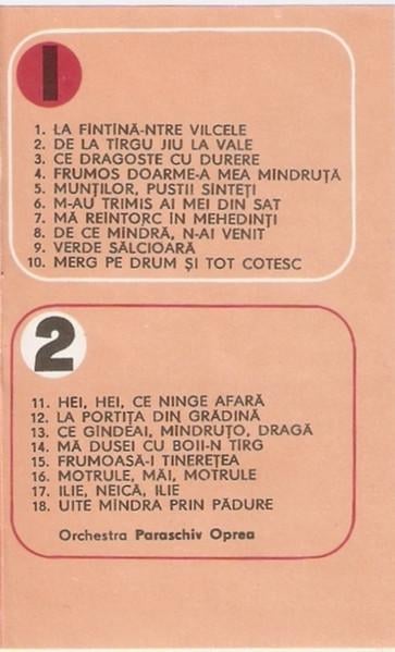 Gheorghe Roșoga - La Fîntînă-ntre Vîlcele, (Casetă Audio) [2]