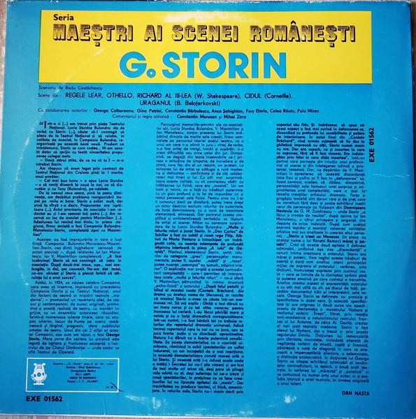 Gheorghe Storin - Maeștri Ai Scenei Românești [2]