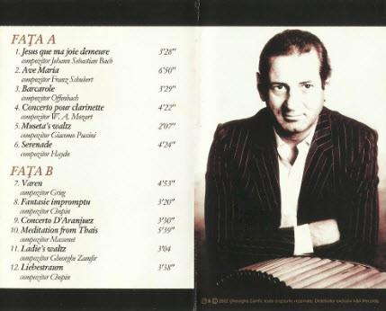 Gheorghe Zamfir - Opere Nemuritoare Ale Marilor Compozitori (Caseta Audio) [2]