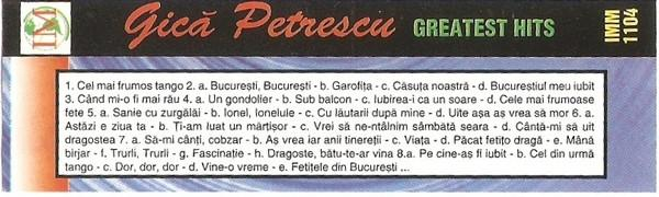 Gică Petrescu - Greatest Hits, (Casetă Audio) [2]