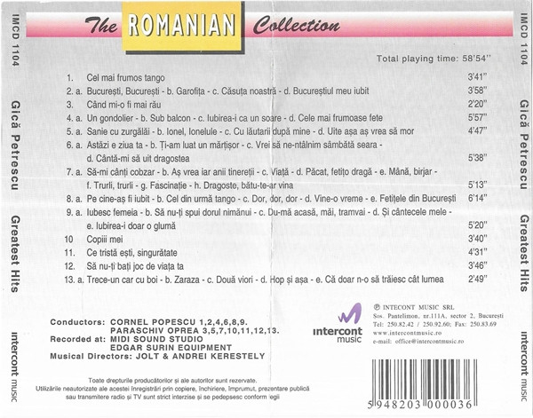 Gică Petrescu – Greatest Hits (CD) [2]