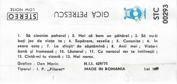 Gică Petrescu - Să Petrecem Împreună (Caseta Audio) [2]