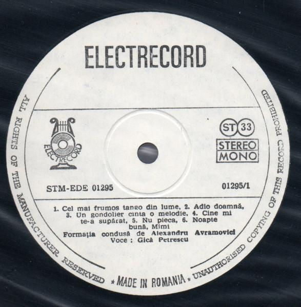 Gică Petrescu - Tangouri Celebre Românești (II), (Disc Vinil) [2]