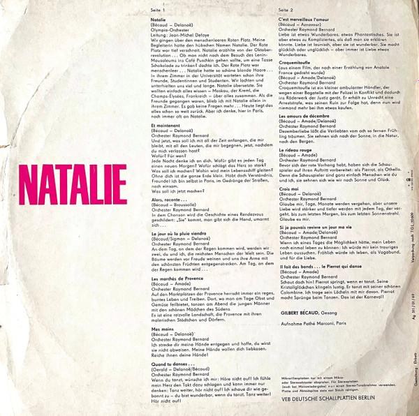 Gilbert Bécaud - Natalie (Disc Vinil) [2]